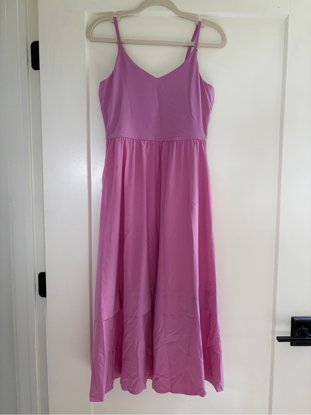 Athleta Lilac Spaghetti-Strap Midi Dress